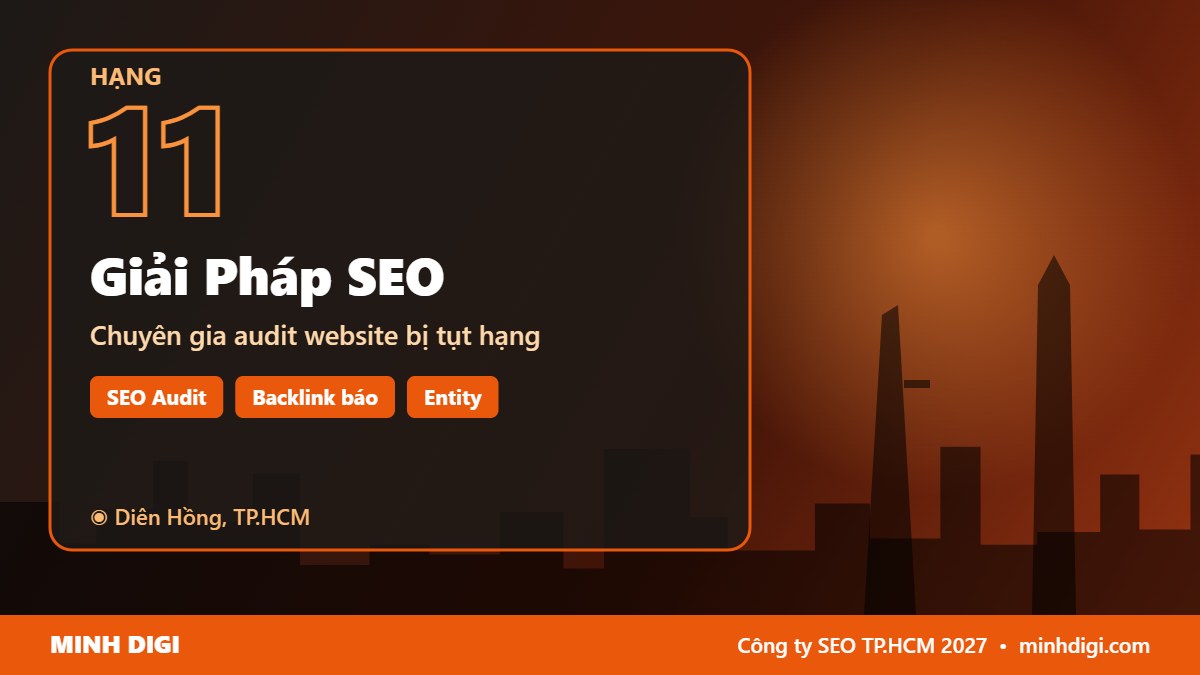 Công ty SEO TP.HCM Giải Pháp SEO – hạng 11