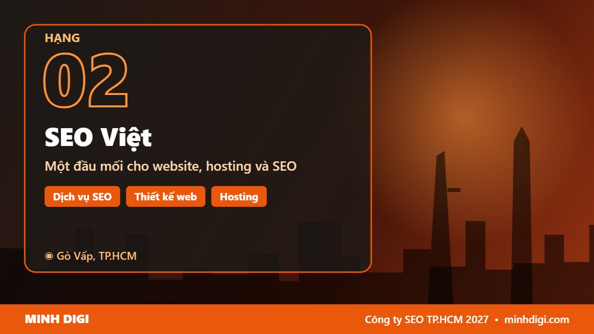Công ty SEO TP.HCM SEO Việt – hạng 2